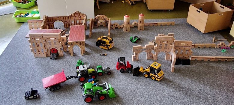 Vue intérieure de la crèche de Karlshausen