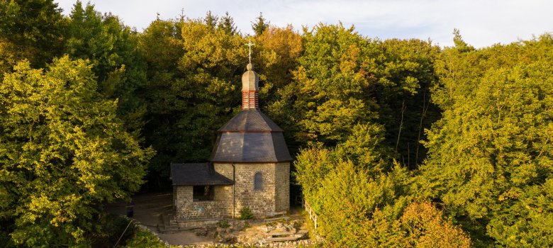 Landschaftsaufnahmen der Liboriuskapelle Echternach
